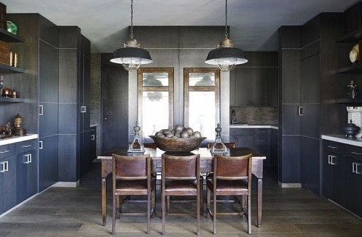 Before & After: Dramatic All Black Kitchen Design - Decorilla